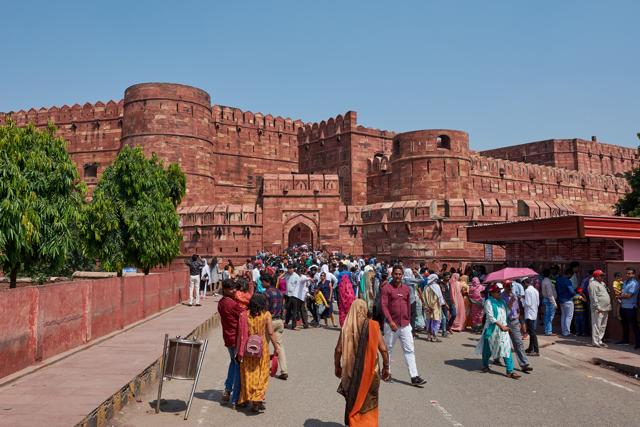 Scene of the action: The Agra fort as it is today. (Shutterstock) Scene of the action: The Agra fort as it is today. (Shutterstock)