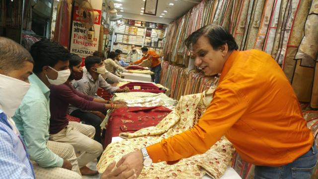 Eid and wedding season buying have given shopkeepers a reason to smile. Eid and wedding season buying have given shopkeepers a reason to smile.