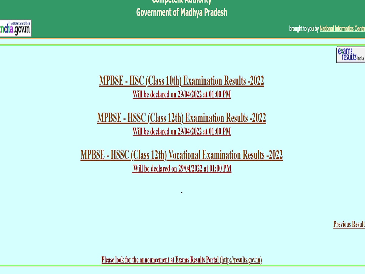 MP Board Results 2022 Live Updates: MPBSE 10th, 12th Results Declared ...