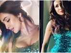 The queen of all things glamorous, Malaika Arora was recently seen turning up the heat as she struck million-dollar poses in a long green sleeveless sequins dress.(Instagram/@malaikaaroraofficial)