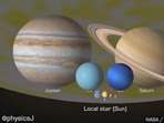 Screengrab from the viral Twitter video that shows how much bigger Jupiter is, compared to planet Earth. (Twitter/@physicsJ) Screengrab from the viral Twitter video that shows how much bigger Jupiter is, compared to planet Earth. (Twitter/@physicsJ)