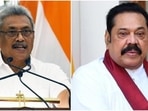 (Left) Sri Lankan president Gotabaya Rajapaksa and prime minister Mahinda Rajapaksa. (Left) Sri Lankan president Gotabaya Rajapaksa and prime minister Mahinda Rajapaksa.