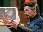 Benedict Cumberbatch in a still from Doctor Strange in the Multiverse of Madness.