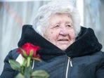 Nazi concentration camp survivor Anastasia Gulej. (AP Photo/Steffi Loos)(AP) Nazi concentration camp survivor Anastasia Gulej. (AP Photo/Steffi Loos)(AP)