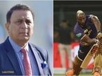 Sunil Gavaskar; Andre Russell(PTI/IPL)