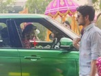 Ranveer Singh, Ibrahim Ali Khan on Rocky Aur Rani ki Prem Kahani sets. Ranveer Singh, Ibrahim Ali Khan on Rocky Aur Rani ki Prem Kahani sets.