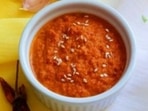 Spice up your meals with red chutney. Recipe inside