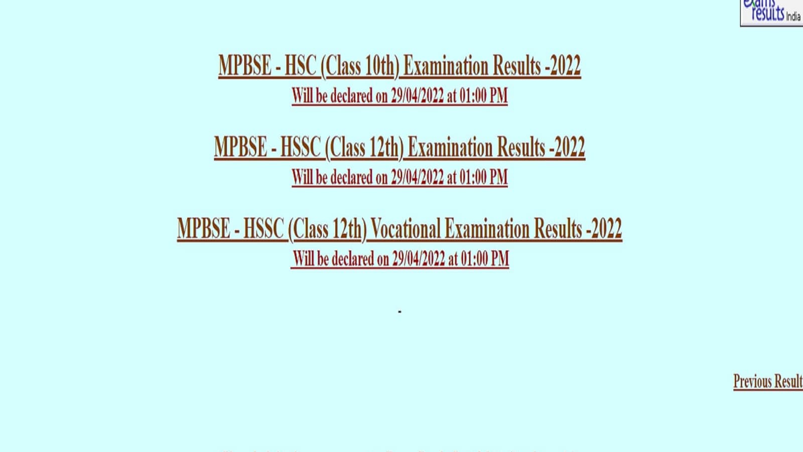 MP Board Results 2022: How to check MPBSE 10th results on hindustantimes.com