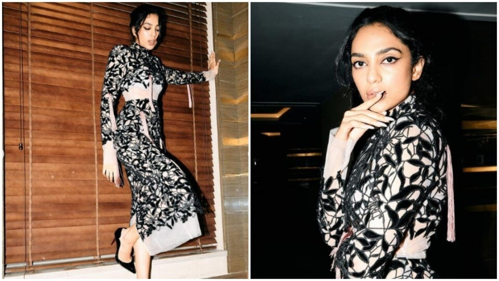Sobhita Dhulipala's velvet and tulle dress is perfect for midweek ...