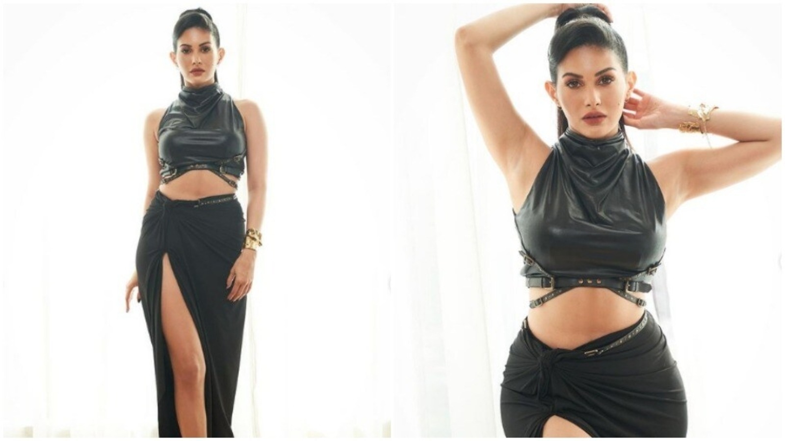 Amyra Dastur is the boss lady in a black co-ord set