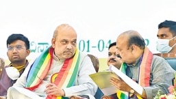 Karnataka chief minister Basavaraj Bommai is also hoping to quell growing clamour within his party and government over the delay in expansion of the cabinet after meeting with Amit Shah on May 3. (PTI)