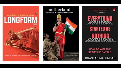 A book on growing a start-up, a catalogue of artist Pushpamala N’s photo performances of the Indian nation personified as a woman, and graphic narratives that subvert conventional story telling - all that on our list of good reads this week. (HT Team) A book on growing a start-up, a catalogue of artist Pushpamala N’s photo performances of the Indian nation personified as a woman, and graphic narratives that subvert conventional story telling - all that on our list of good reads this week. (HT Team)