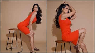 Esha Gupta sets the internet on fire every time she posts something on her social media handles. In one of her Instagram posts she was seen flaunting her hourglass figure in a cherry red ribbed bodycon dress. (Instagram/@egupta)
