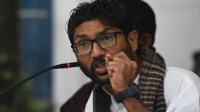 Gujarat MLA Jignesh Mevani was first arrested by a team of Assam Police from Gujarat’s Palanpur town on the night of April 20 and brought to Assam (Vipin Kumar/HT File PHOTO) Gujarat MLA Jignesh Mevani was first arrested by a team of Assam Police from Gujarat’s Palanpur town on the night of April 20 and brought to Assam (Vipin Kumar/HT File PHOTO)