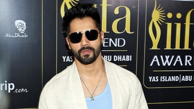 Varun Dhawan often posts videos and images of his dog. (Ashish Vaishnav (ANI))