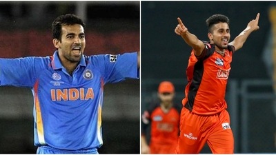 Zaheer Khan (L) and Umran Malik (HT Photo | ANI) Zaheer Khan (L) and Umran Malik (HT Photo | ANI)