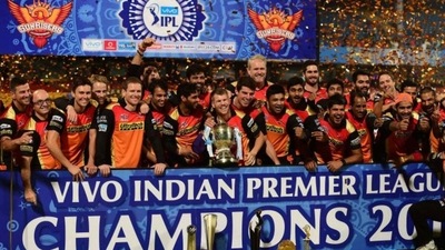 Sunrisers Hyderabad won the title in the 2016 IPL edition (BCCI) Sunrisers Hyderabad won the title in the 2016 IPL edition (BCCI)
