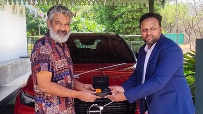 SS Rajamouli buys a new car.