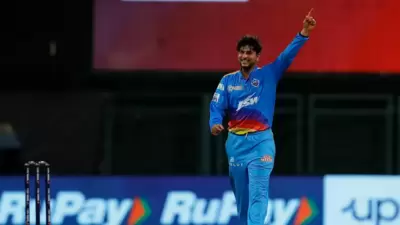 Kuldeep Yadav. (IPL) Kuldeep Yadav. (IPL)