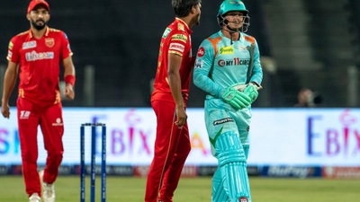 Sandeep Sharma and Quinton de Kock (IPL/BCCI)