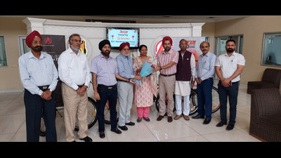 Industrialists during a meeting in Ludhiana on Friday with MLA Rajinderpal Kaur Chinna . (HT Photo)