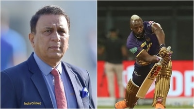 Sunil Gavaskar; Andre Russell (PTI/IPL) Sunil Gavaskar; Andre Russell (PTI/IPL)