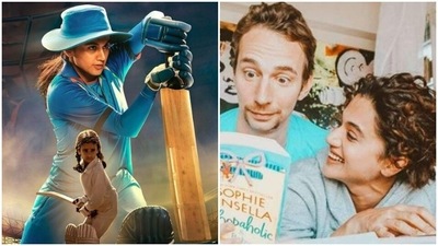 Taapsee Pannu's Shabaash Mithu poster received a reaction from her boyfriend Mathias Boe. Taapsee Pannu's Shabaash Mithu poster received a reaction from her boyfriend Mathias Boe.