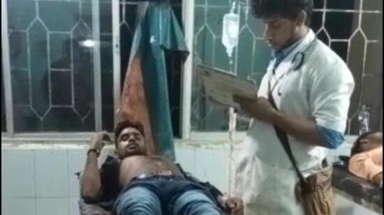 Shamim is a resident of Kachudaram area in Cachar district. He has been admitted to the Silchar Medical College and Hospital after he was shot in the leg by a policeman on Thursday night. (SOURCED.)