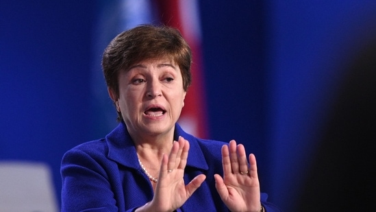 Georgieva joins the ranks of Washington elites who have tested positive lately amid a new rise in daily coronavirus infections.(AFP file photo)