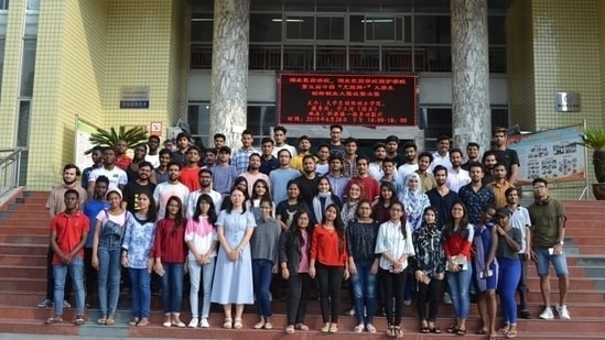 Indian medical students studying in China recently started an online petition for their return.(Twitter: India students in China)