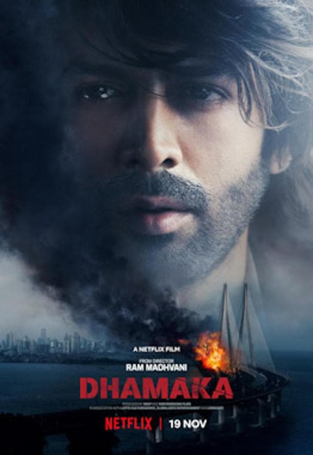 Dhamaka was based on the Korean film, The Terror Live (Film poster) Dhamaka was based on the Korean film, The Terror Live (Film poster)