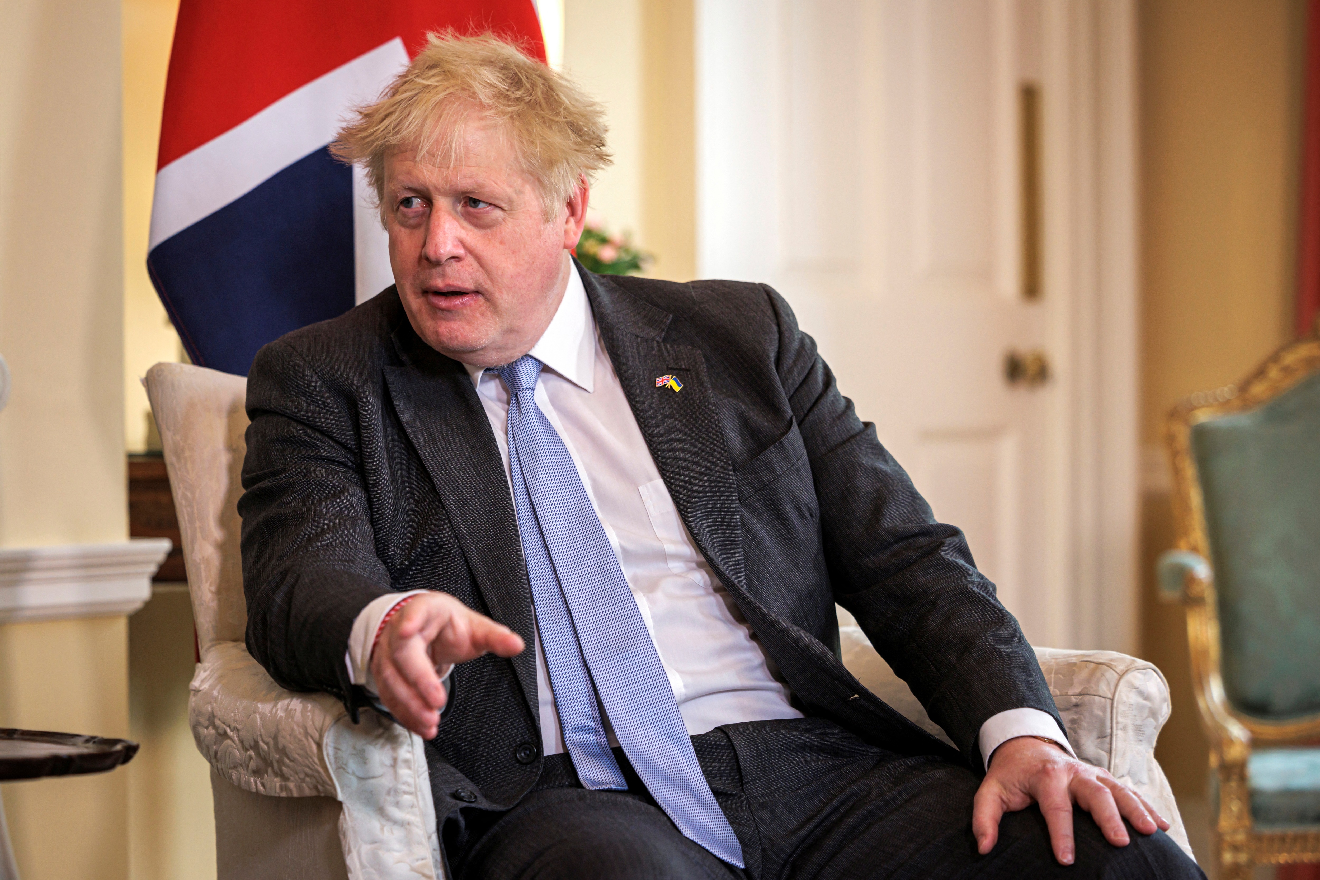 British Prime Minister Boris Johnson.&nbsp; (REUTERS)