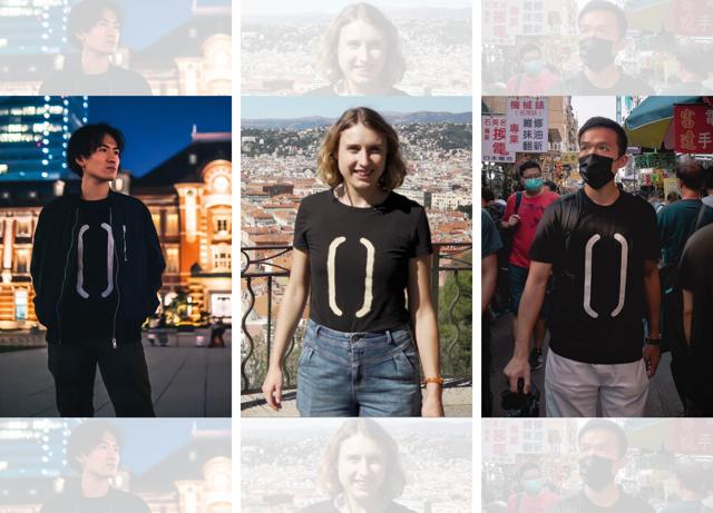 The T-shirt has already been to seven countries
