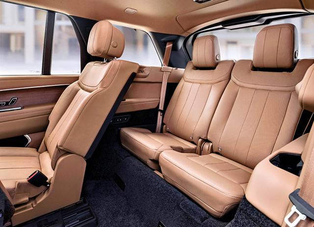 WIth one-touch, it simultaneously moves the passenger seat forward, drops the footrest, raises the leg cushion and reclines the backrest