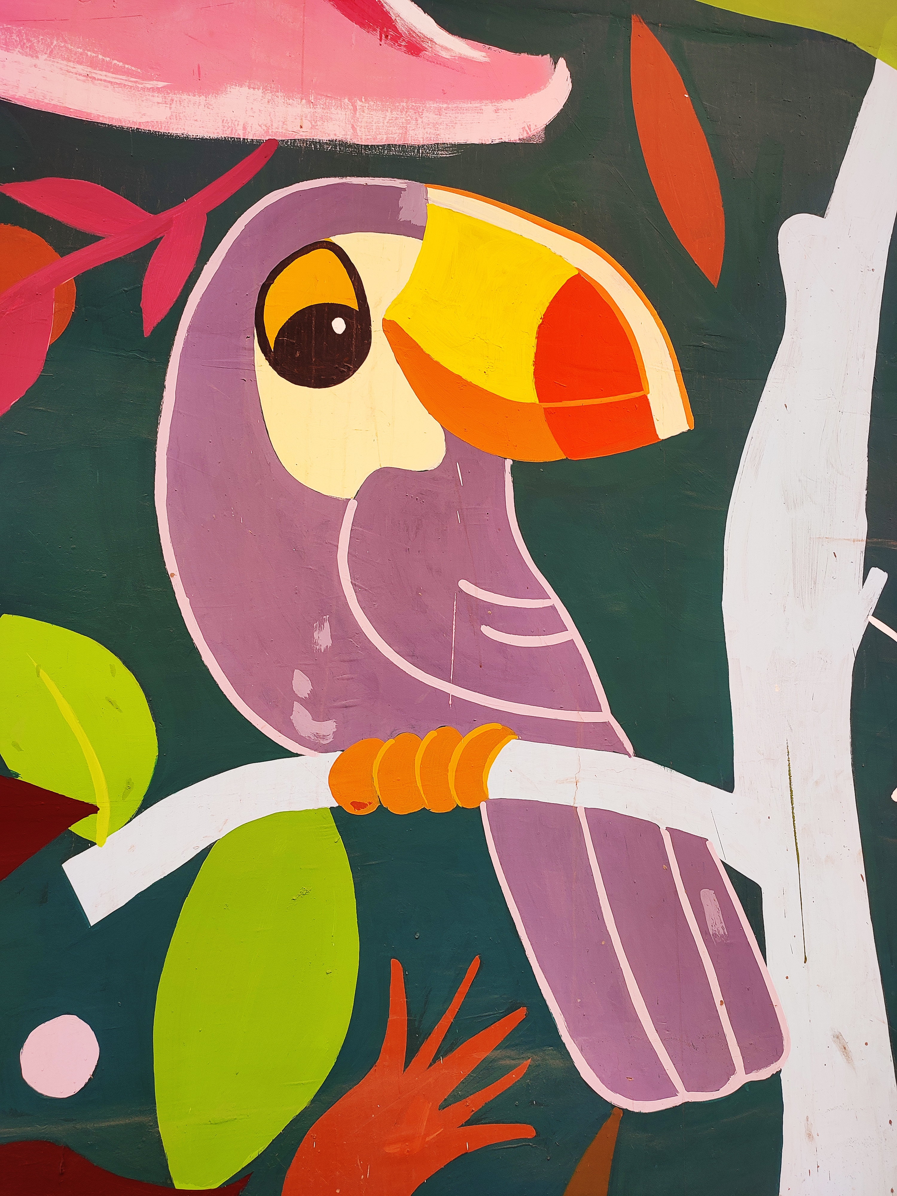 The larger-than-life parrot and owl can’t be missed while driving through the underpass but take a careful look and you will spot toucan, bumblebee, sparrow and more. The larger-than-life parrot and owl can’t be missed while driving through the underpass but take a careful look and you will spot toucan, bumblebee, sparrow and more.