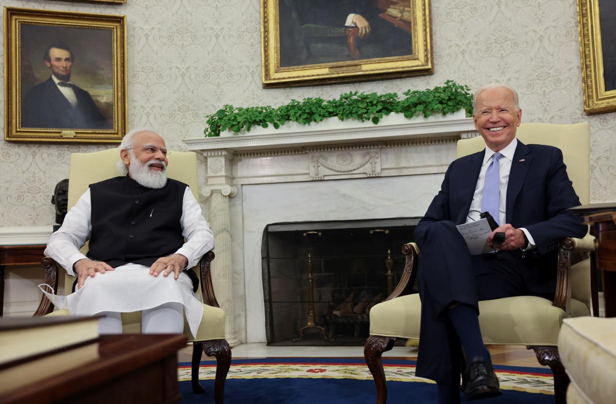 Previously, Prime Minister Narendra Modi and US President Joe Biden spoke about the Ukraine war on April 12. (Reuters file photo) Previously, Prime Minister Narendra Modi and US President Joe Biden spoke about the Ukraine war on April 12. (Reuters file photo)