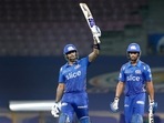 Mumbai Indians Suryakumar Yadav celebrates his half century during the Indian Premier League(ANI) Mumbai Indians Suryakumar Yadav celebrates his half century during the Indian Premier League(ANI)