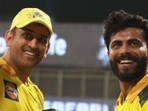 Ravindra Jadeja and MS Dhoni(CSK) Ravindra Jadeja and MS Dhoni(CSK)