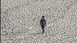 A dried up Yamuna riverbed near ITO Bridge, on April 29. (Raj K Raj/HT) A dried up Yamuna riverbed near ITO Bridge, on April 29. (Raj K Raj/HT)