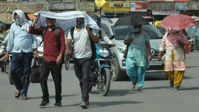 In Patna on Saturday. (Santosh Kumar) In Patna on Saturday. (Santosh Kumar)