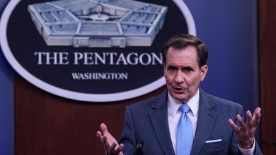 (FILES) An emotional Pentagon spokesman lashed out April 29, 2022 at Russian President Vladimir Putin's "depravity" in Ukraine. (AFP) (FILES) An emotional Pentagon spokesman lashed out April 29, 2022 at Russian President Vladimir Putin's "depravity" in Ukraine. (AFP)