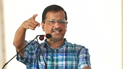 Kejriwal on Saturday dropped a tweet on the Gujarat assembly election on Saturday.&nbsp; (PTI)