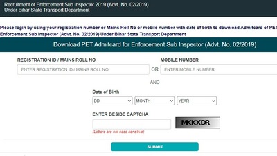 BPSSC FRO/Enforcement SI PET admit cards out at bpsc.bih.nic.in, direct link (bpssc.bih.nic.in)