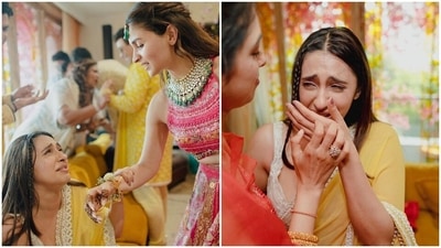 Akansha Ranjan Kapoor at Alia Bhatt's mehendi ceremony. Akansha Ranjan Kapoor at Alia Bhatt's mehendi ceremony.