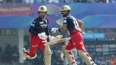 Kohli put up a partnership of 99 runs with Rajat Patidar. (BCCI) Kohli put up a partnership of 99 runs with Rajat Patidar. (BCCI)