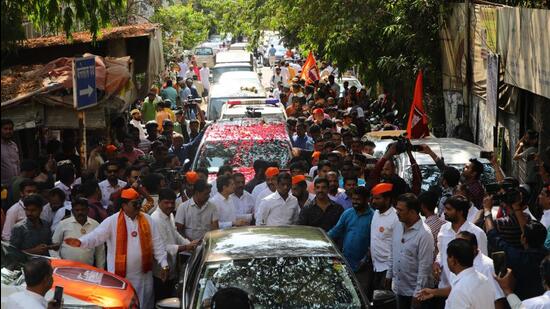 Meanwhile, a number of personalities from Marathi literature, theatre and social circles have taken initiative to stage silent demonstrations against attempts to communalise the atmosphere in the state as well (HT Photo)