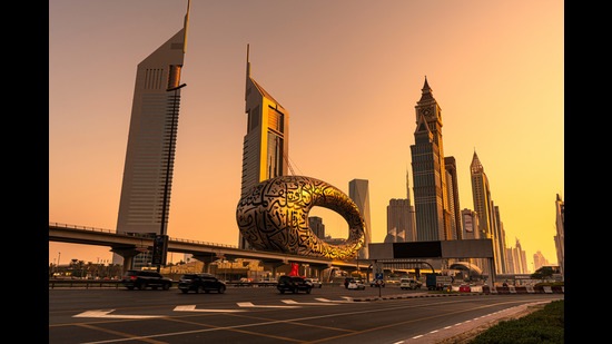 New attractions in the UAE include Dubai’s Museum of the Future, which opened in February. Parts of the recently concluded Dubai Expo 2020, which ran from October to March, are also being retained and turned into a city of the future. (Shutterstock)