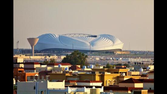 The FIFA World Cup has never been this close to India. Qatar’s 40,000-seat Al-Janoub Stadium (above) will be among the venues. (Shutterstock)