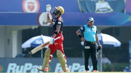 RCB scored 170/6 with Kohli finally breaking his run of low scores with a half century. (BCCI)