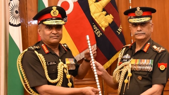 General Manoj Pande (left), replaces General Manoj Mukund Naravane (right), who was in charge of the top post since December 31, 2019.(Twitter/@adgpi)